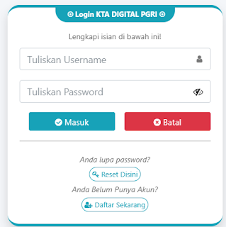 Register PGRI Bandung Barat - Persatuan Guru Republik Indonesia Cabang Kabupaten Bandung Barat
